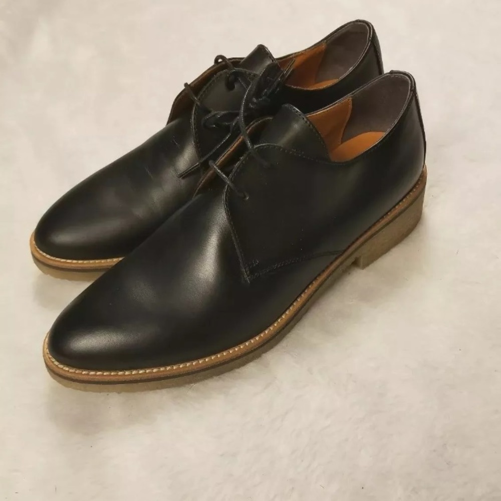 NWOB Everlane Women's Modern Oxford Shoes Black